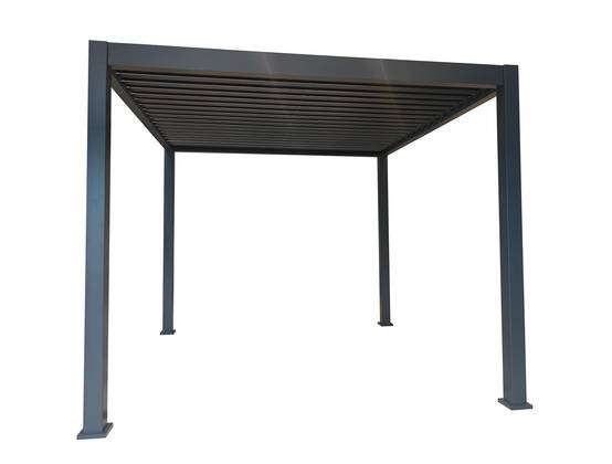 Ecloz - Pergola bioclimatique 3x3m aluminium anthracite ECLOZ - Image 8