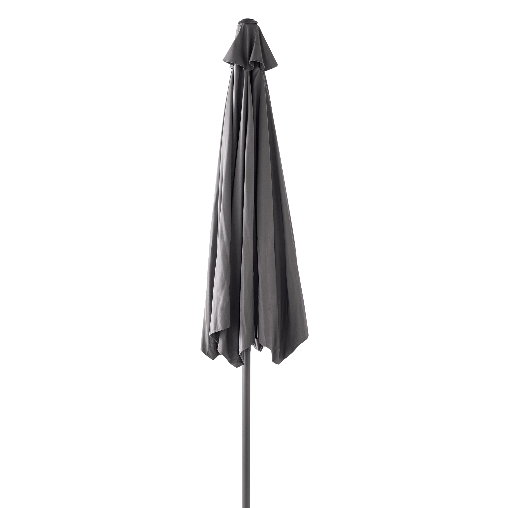 Ecloz - Parasol droit inclinable rond gris Ø3m 210g/m² Evan ECLOZ - Image 2