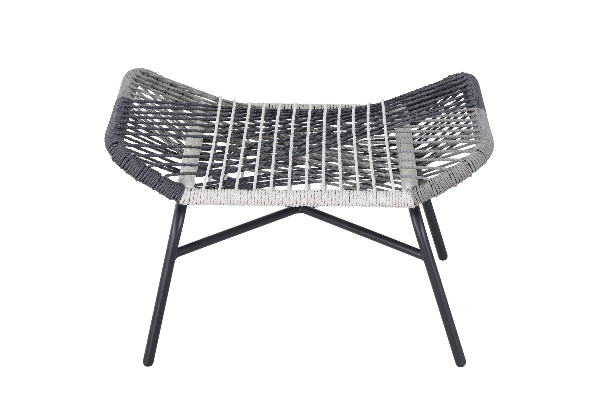 Ecloz - Salon de jardin acier anthracite 2 personnes Eloise ECLOZ - Image 7