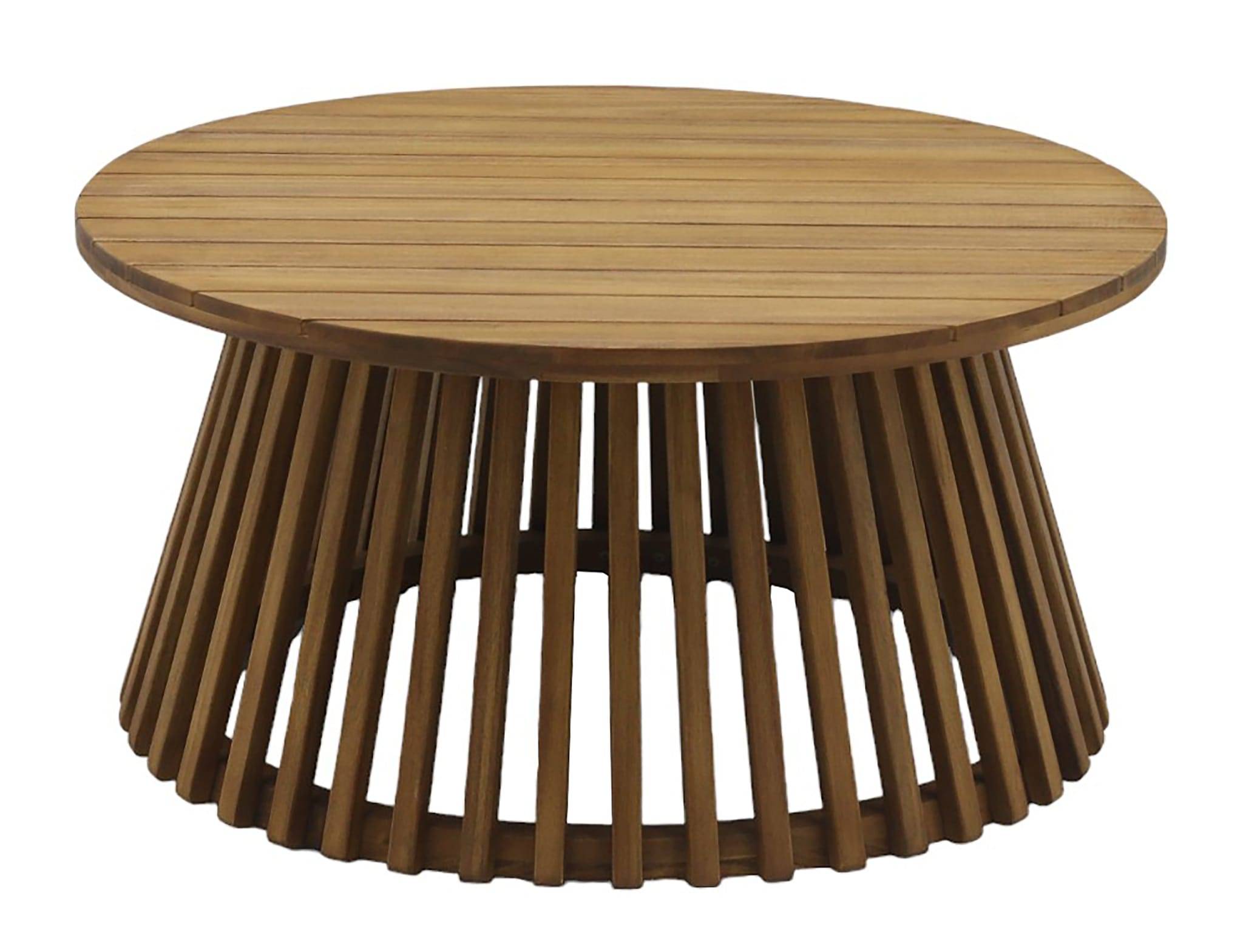 Ecloz - Table basse de jardin ronde bois Eli ECLOZ - Image 3