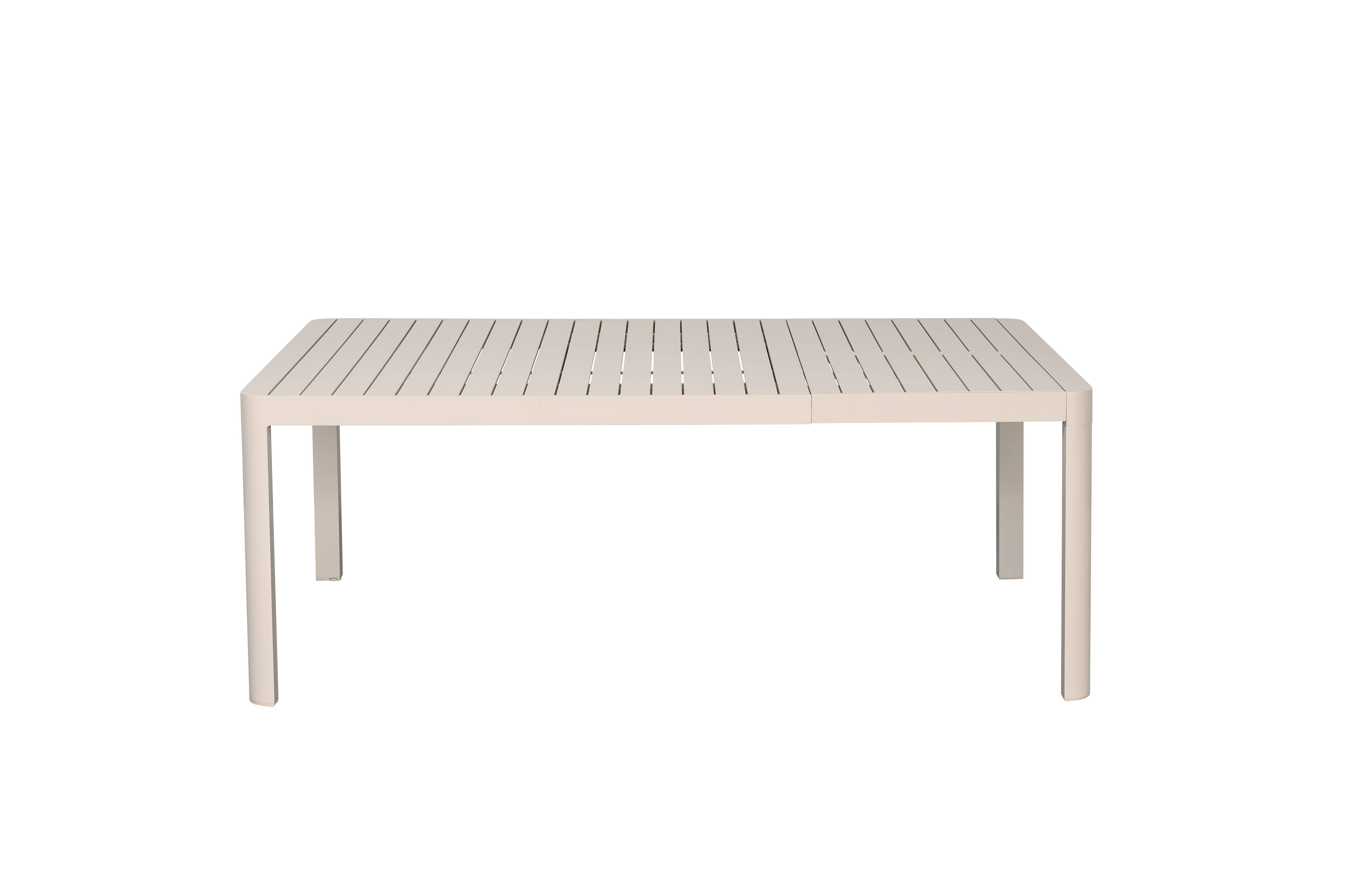 Ecloz - Table de jardin carrée extensible alu sable 6/8 personnes Eno - ECLOZ - Image 2