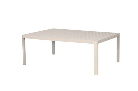 Ecloz - Table de jardin carrée extensible alu sable 6/8 personnes Eno - ECLOZ - Image 3