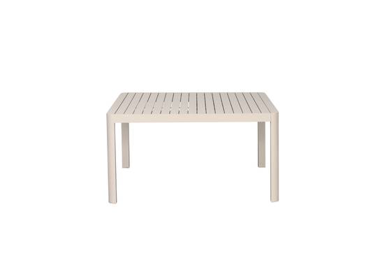 Ecloz - Table de jardin carrée extensible alu sable 6/8 personnes Eno - ECLOZ - Image 1