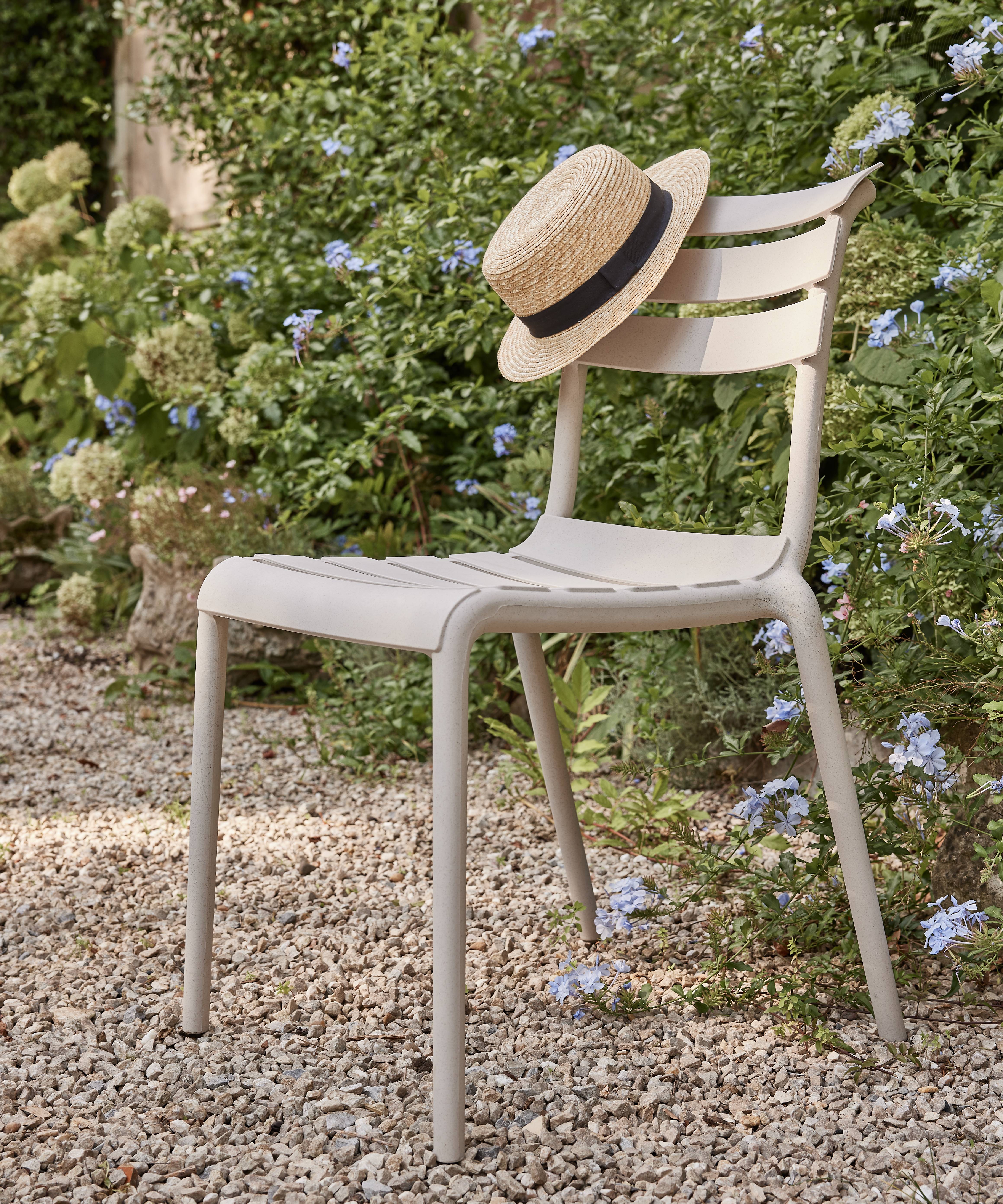 Ecloz - Chaise de jardin résine écru Effie ECLOZ - Image 4
