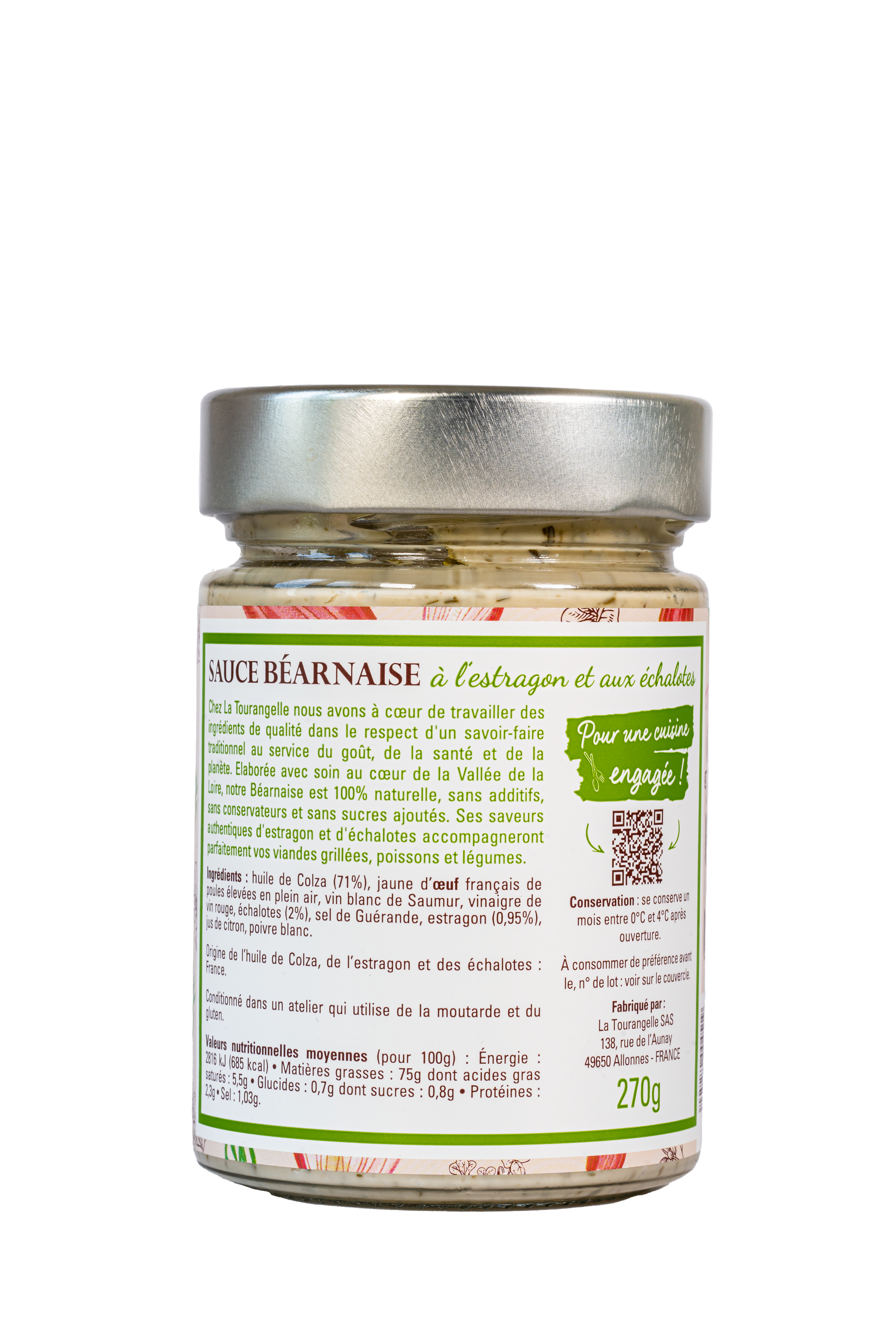La Tourangelle - Sauce béarnaise 270 g - La Tourangelle - Image 2