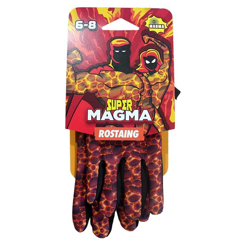 Gants enfant SUPERMAGMA réaction UV caoutchouc gris taille 11 - Rostaing - Image 1