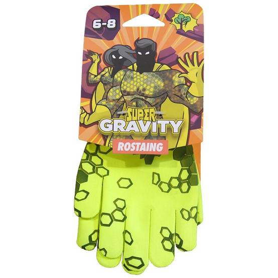 Gants enfant Super Grip SUPERGRAVITY modèle reptilien gris, taille S - Rostaing - Image 5