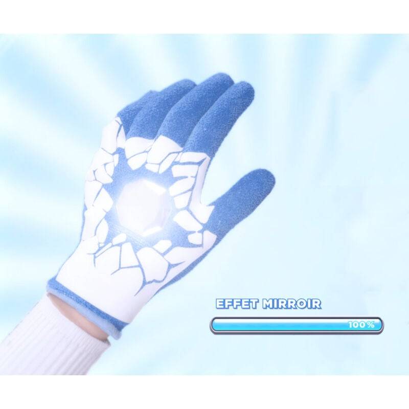 Gants enfant SUPERFREEZE effet miroir gris taille S 9-11 ans - Rostaing - Image 4