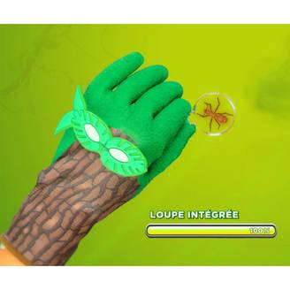 Gants enfant SUPERGREEN en latex gris taille 11 pour 9-11 ans - Rostaing