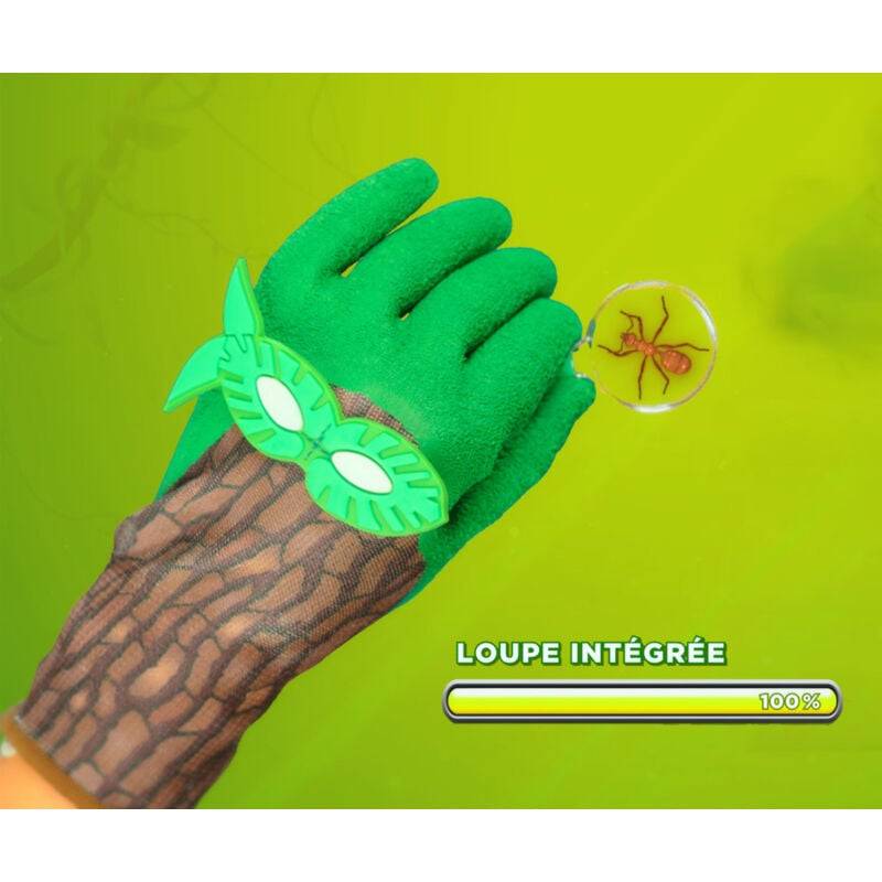 Gants enfant SUPERGREEN en latex gris taille 11 pour 9-11 ans - Rostaing - Image 1