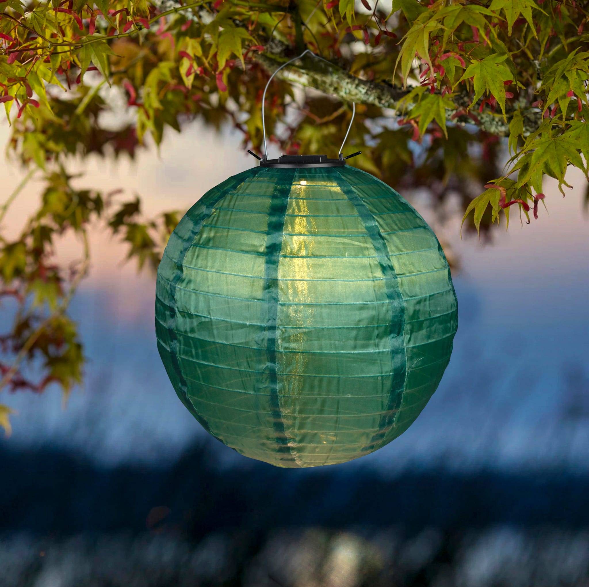 Ecloz - Lampion solaire suspendu vert pin - ECLOZ - Image 3