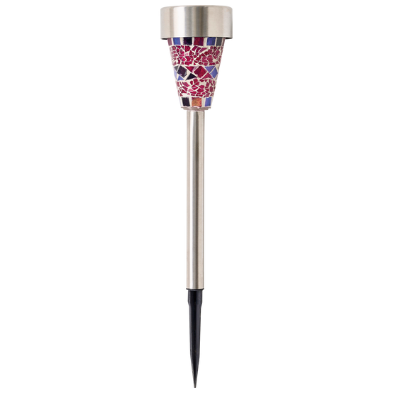 Ecloz - Balise solaire déco plastique 1 lumen rose - ECLOZ - Image 3