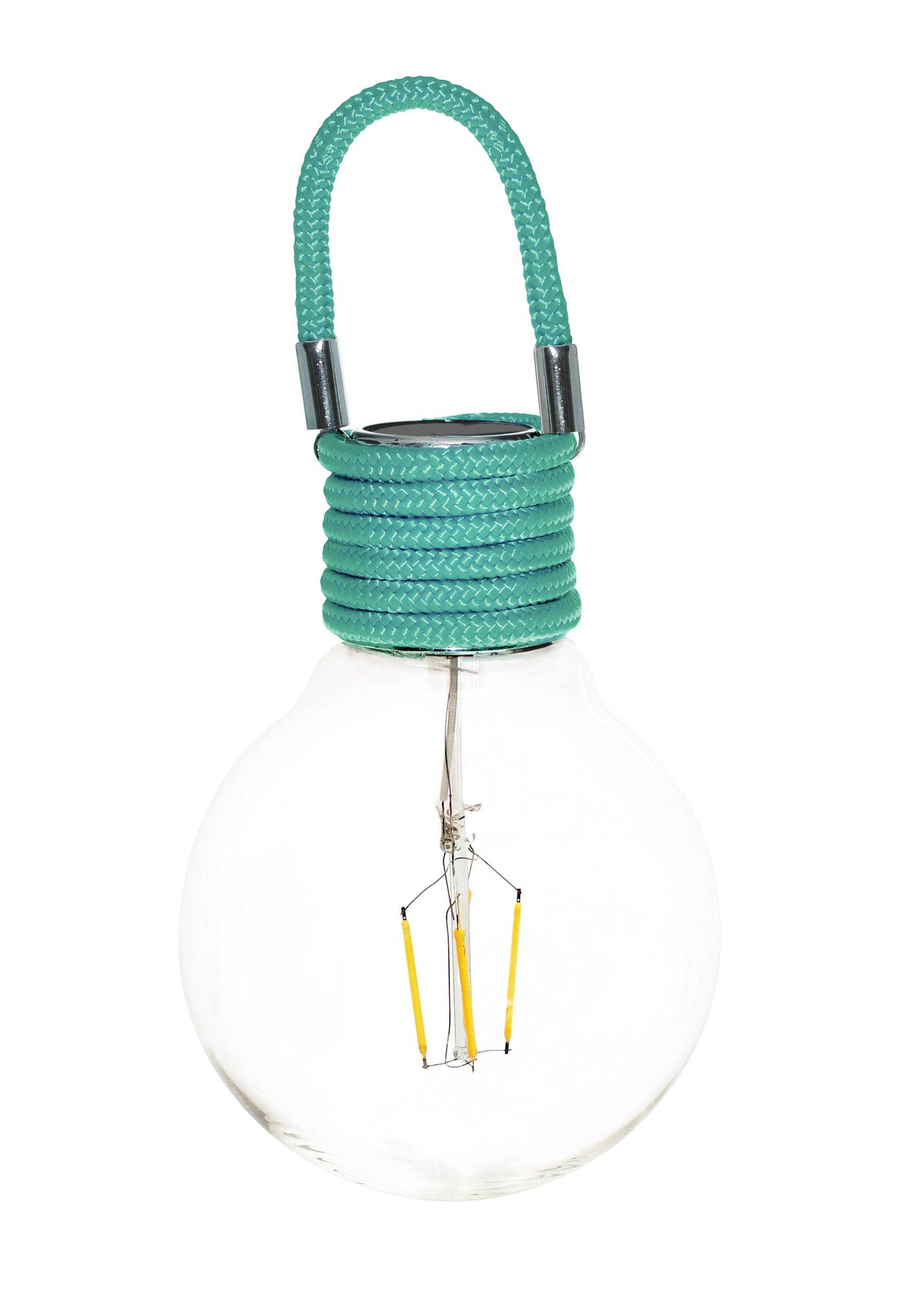 Ecloz - Ampoule solaire déco verre Ø 12 cm 4 lumens verte - ECLOZ - Image 2