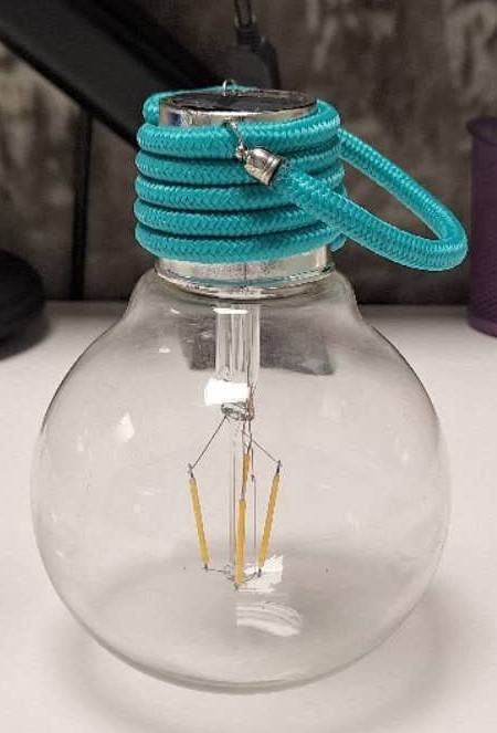 Ecloz - Ampoule solaire déco verre Ø 12 cm 4 lumens verte - ECLOZ