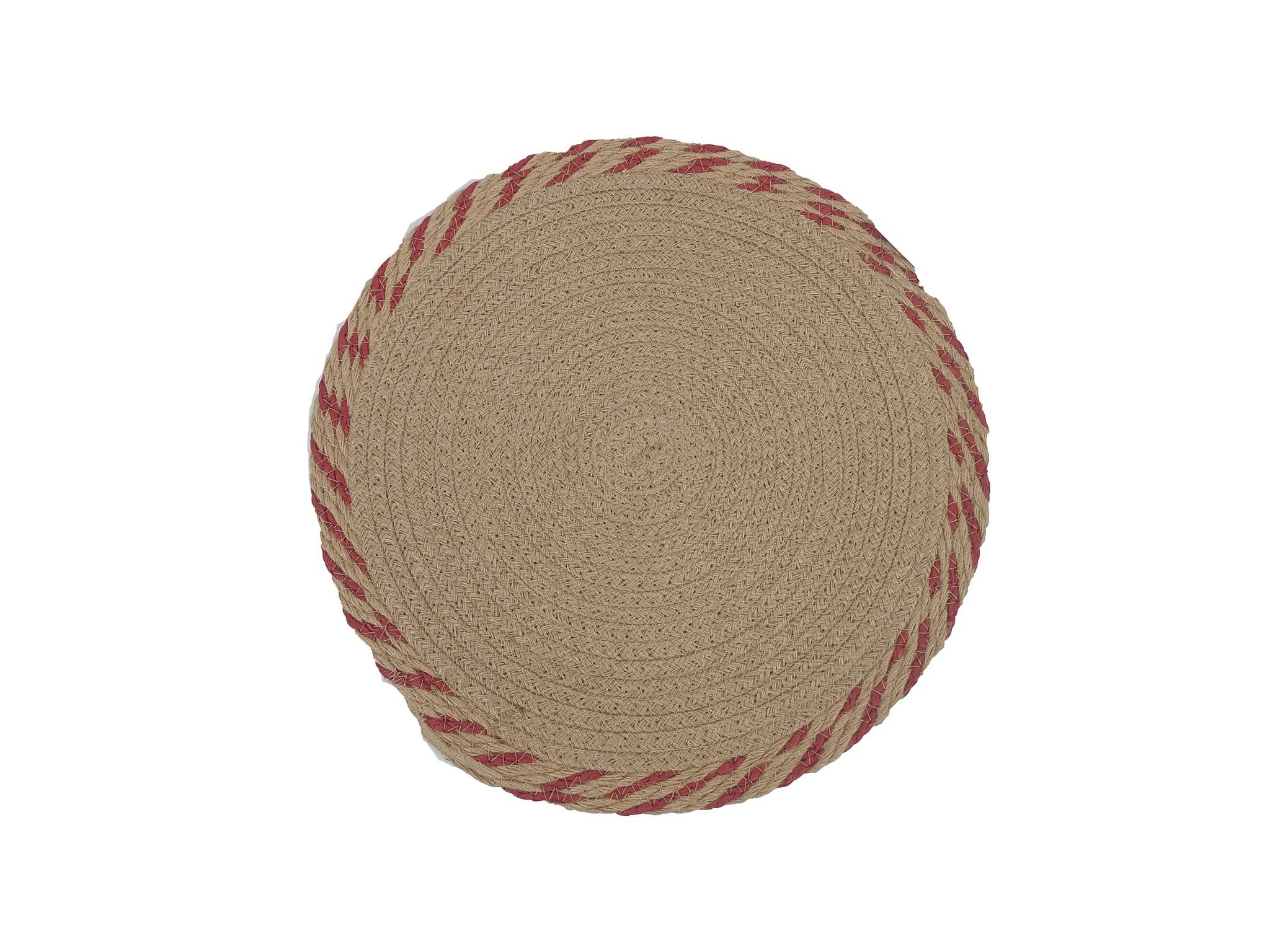 Ecloz - Set de table rond bicolore orange - ECLOZ