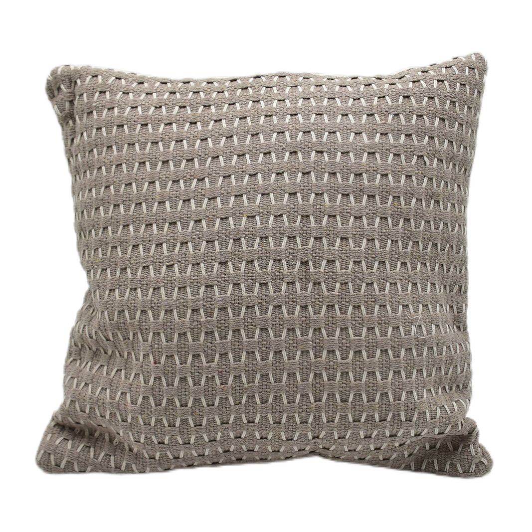 Ecloz - Coussin marron relief - ECLOZ