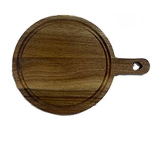 Ecloz - Planche ronde acacia L. 38 x l. 28 cm - ECLOZ