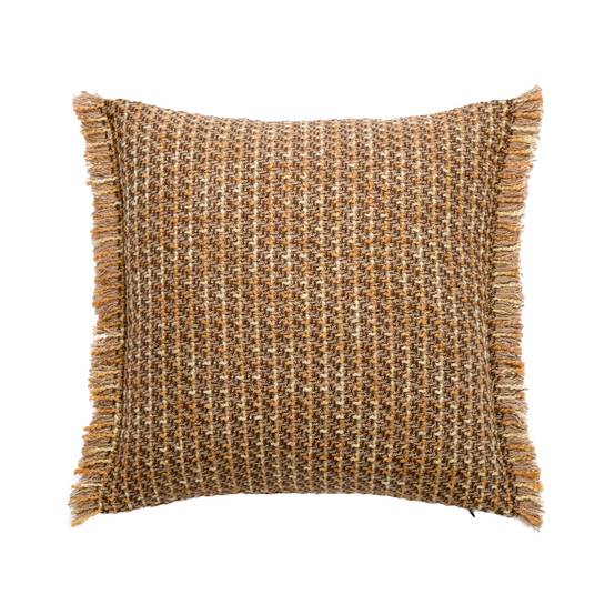 Ecloz - Coussin marron tissé - ECLOZ