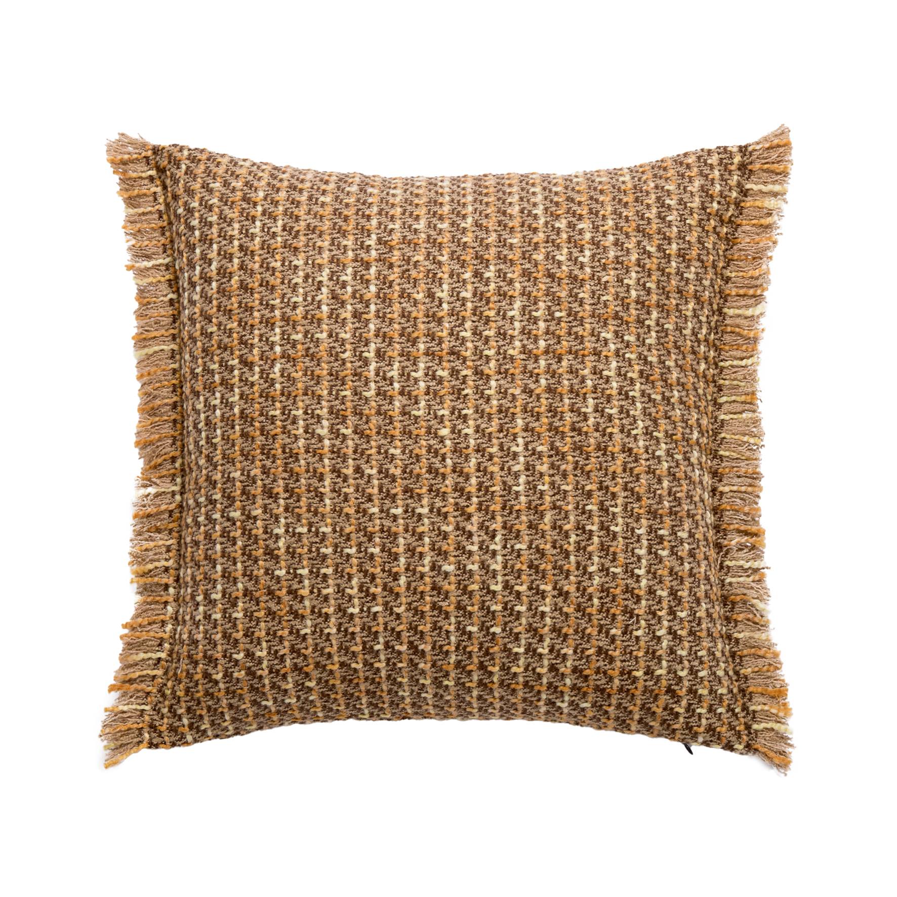 Ecloz - Coussin marron tissé - ECLOZ