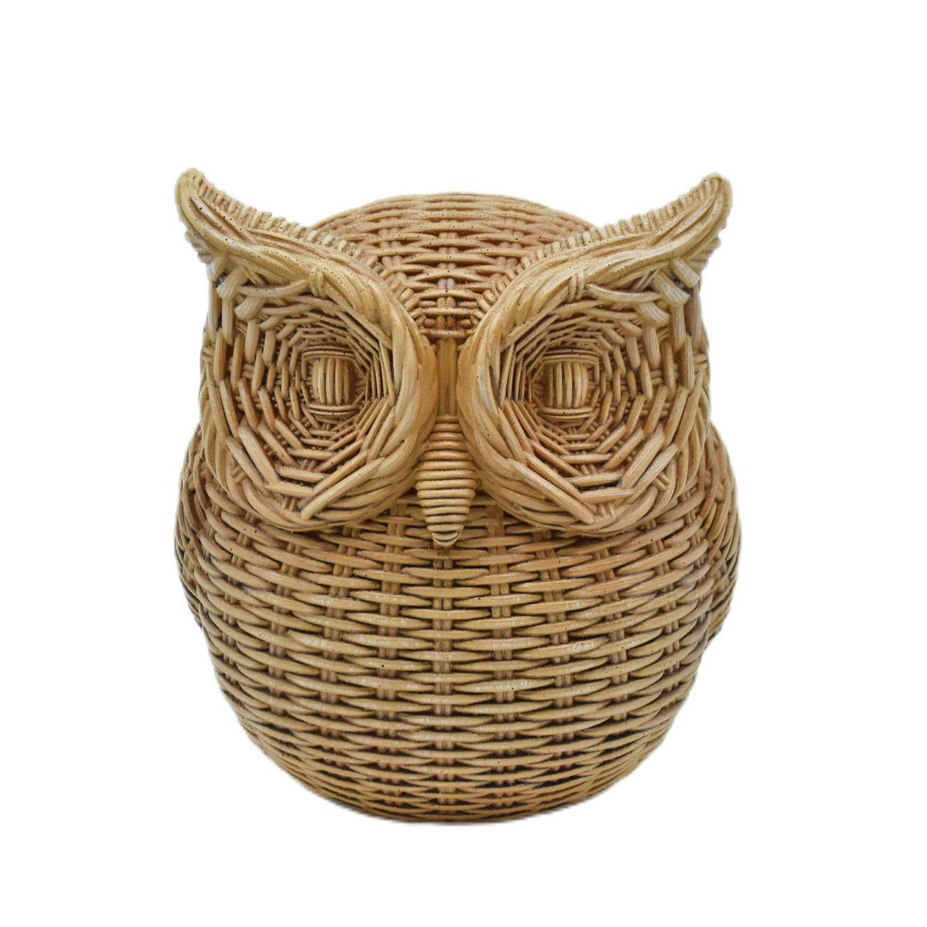 Ecloz - Chouette en résine marron H. 11 cm - ECLOZ