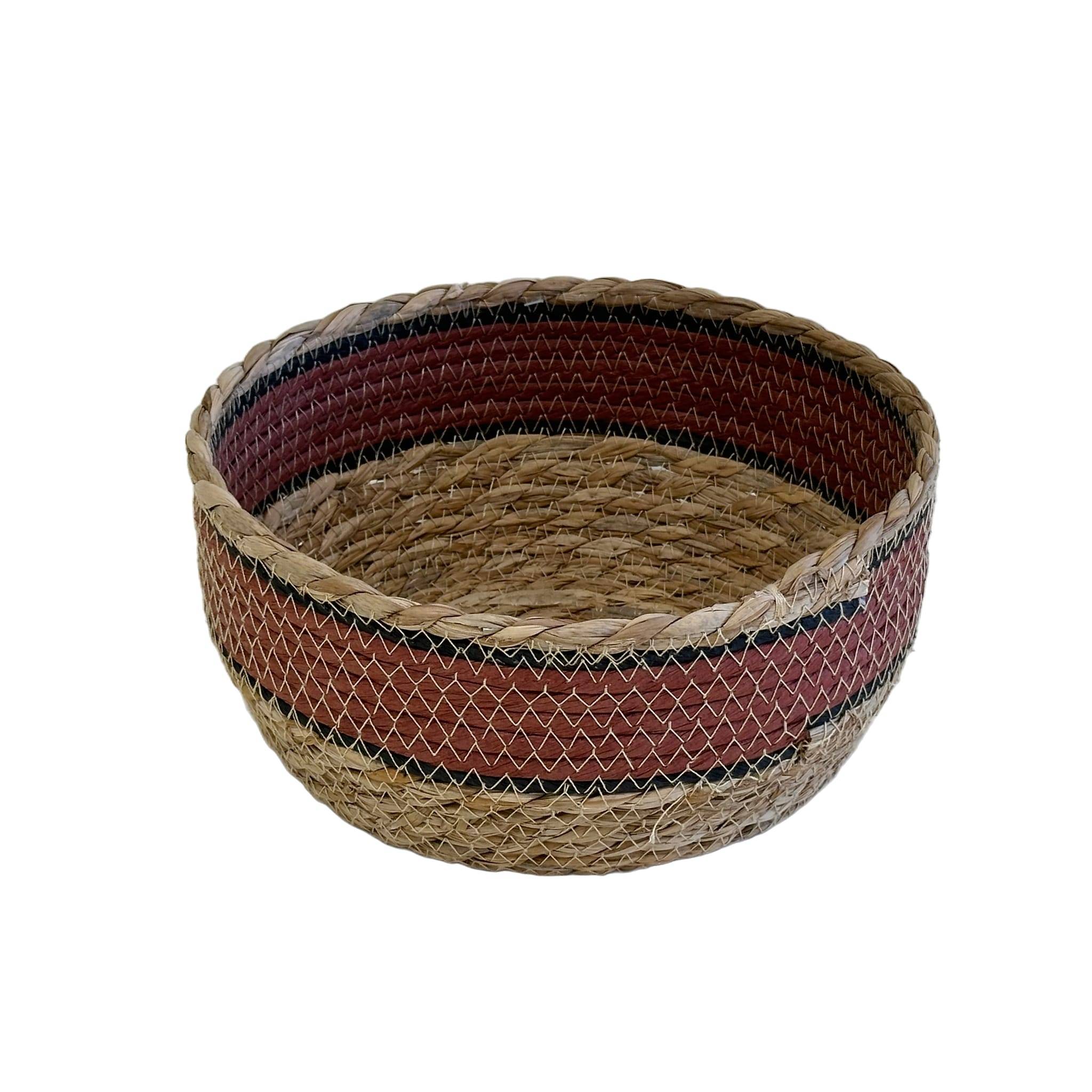 Ecloz - Panier rond noir bordeaux Ø 23 cm - ECLOZ