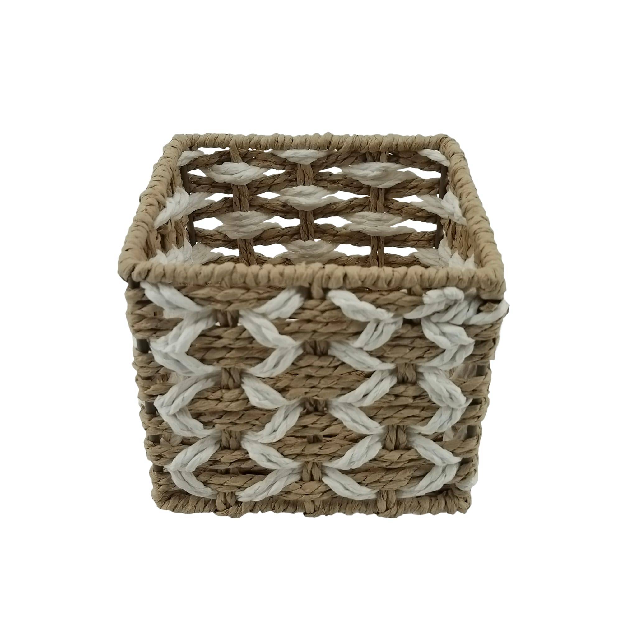 Ecloz - Panier rayé blanc Ø 14 cm - ECLOZ