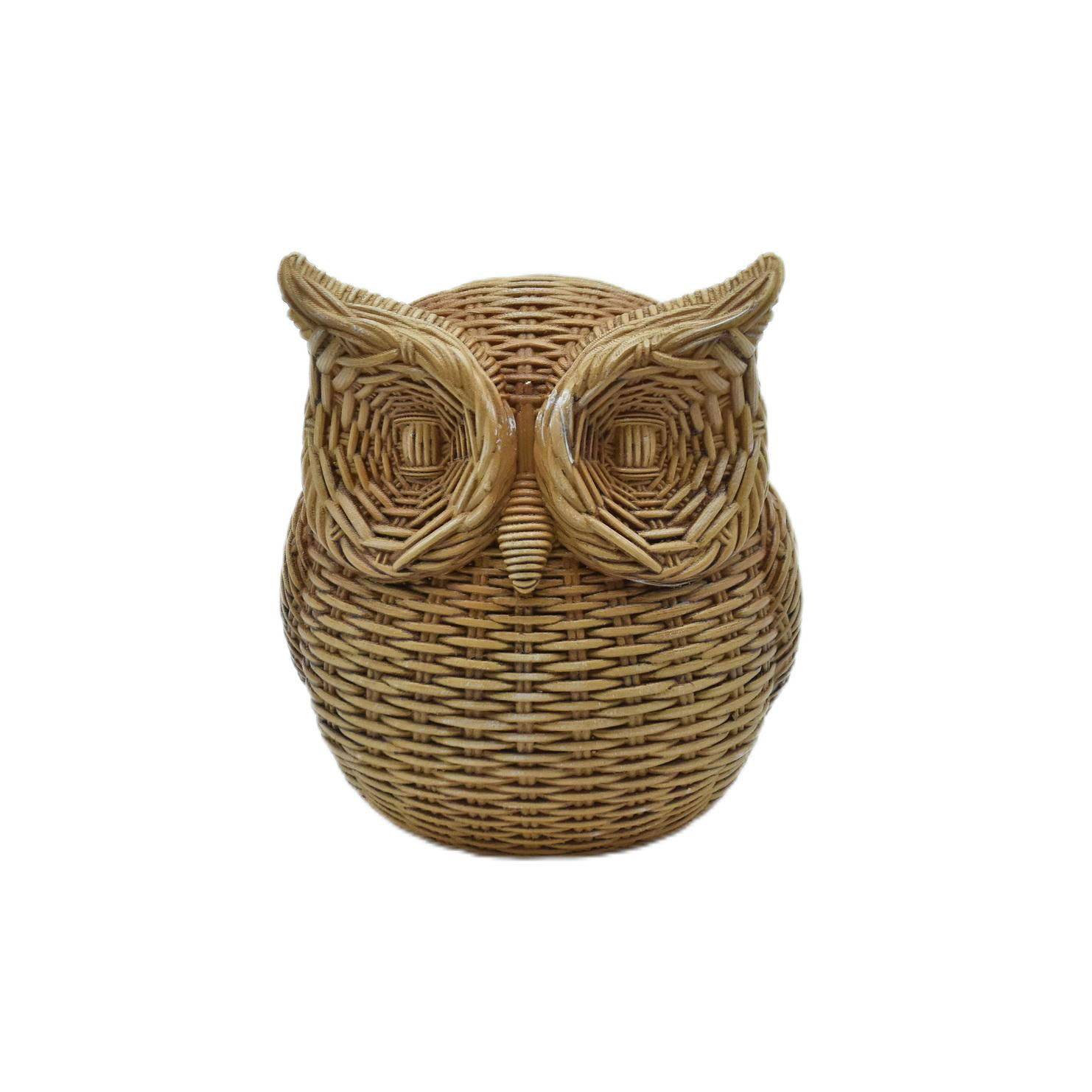 Ecloz - Chouette en résine marron H. 13 cm - ECLOZ