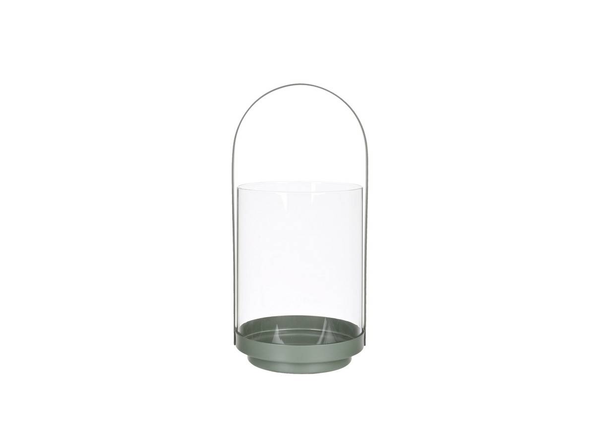 Ecloz - Lanterne métal vert H. 26 cm - ECLOZ - Image 1