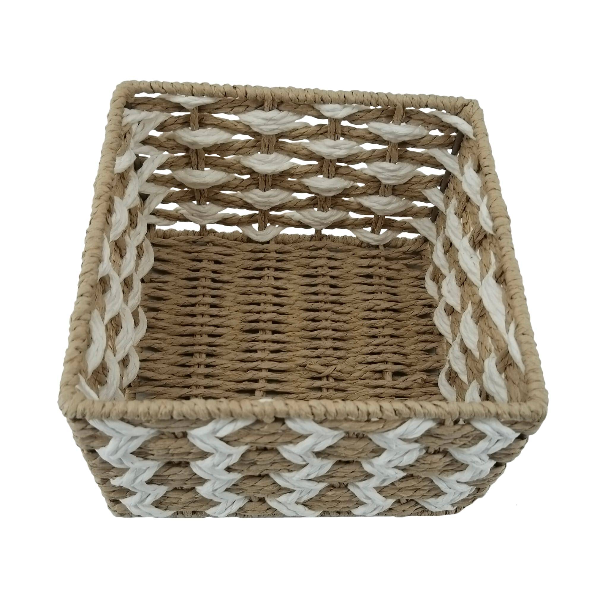 Ecloz - Panier rayé blanc Ø 19 cm - ECLOZ
