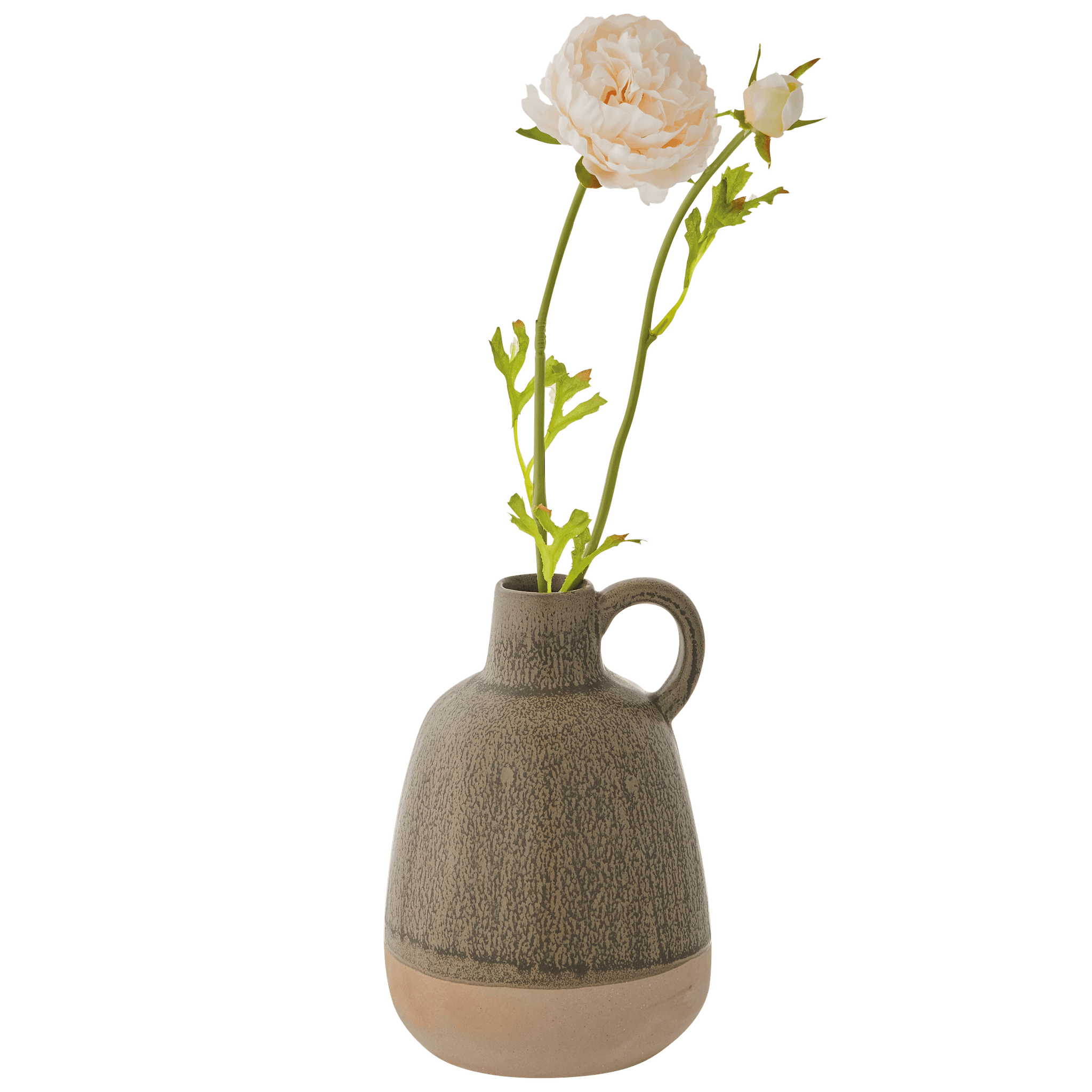 Ecloz - Vase vert foncé et beige H. 16 cm - ECLOZ - Image 3