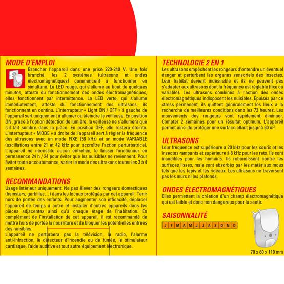 Acto - RÉPULSIF ULTRASONS ET ONDES ÉLECTROMAGNÉTIQUES - Image 2
