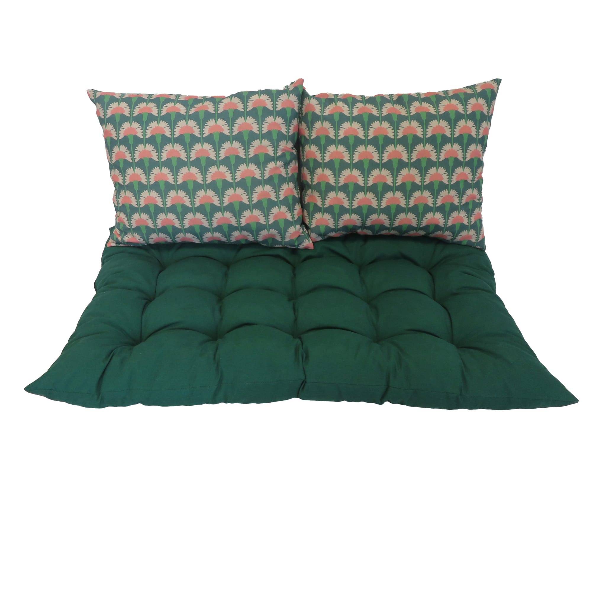 Lot de 3 Coussins de canapé de jardin Bain De Soleil chaise longue