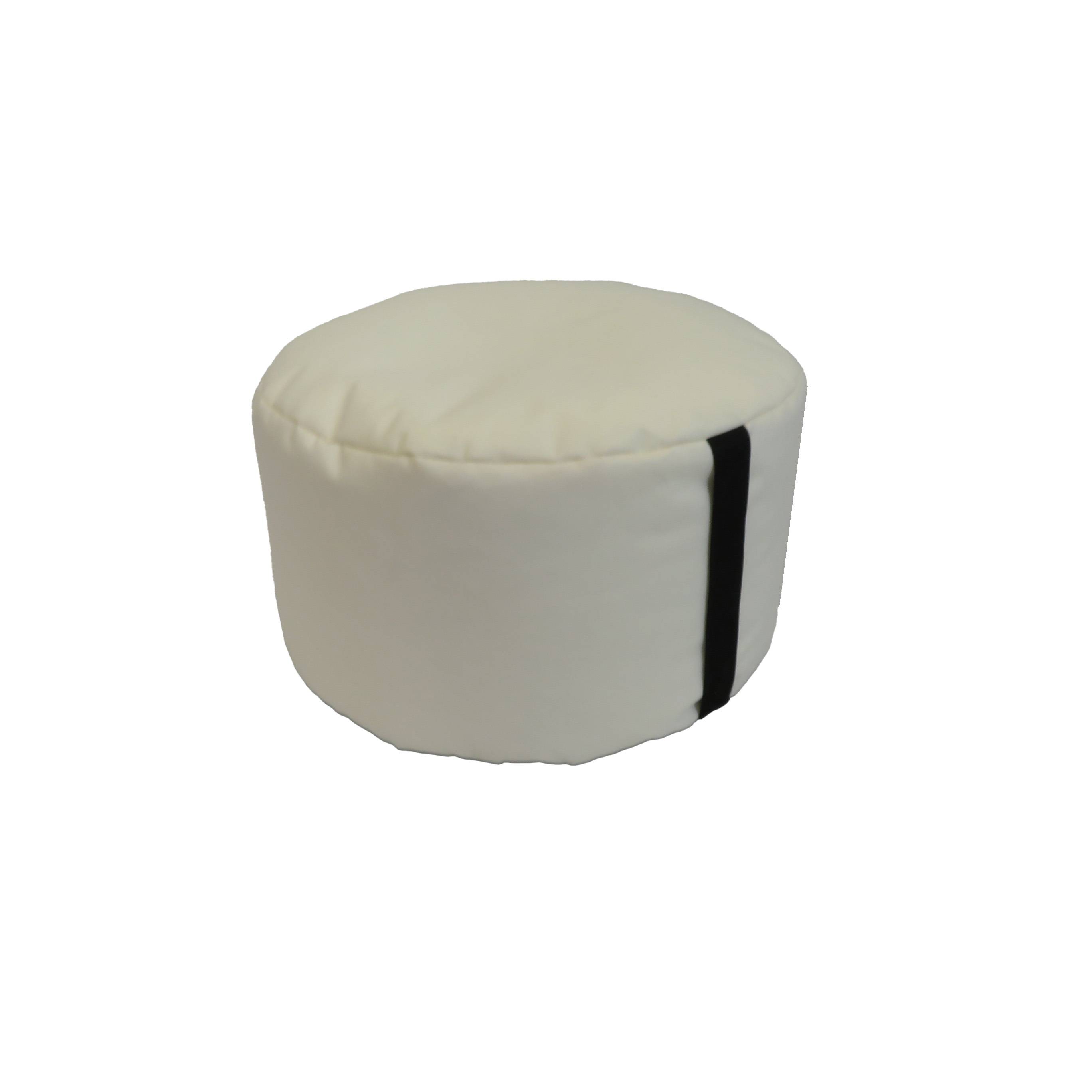 Ecloz - Pouf de jardin polycoton écru ECLOZ - Image 1