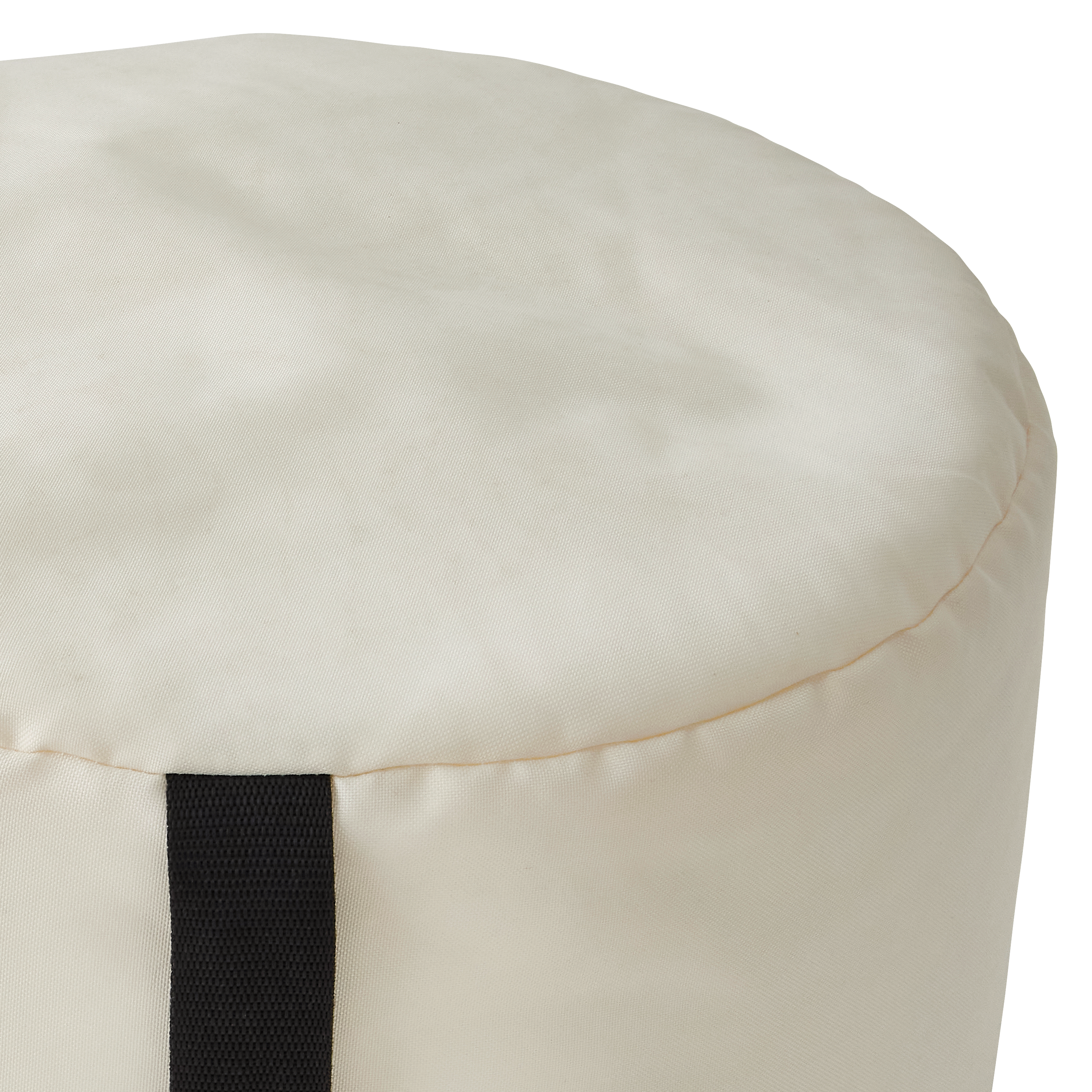 Ecloz - Pouf de jardin polycoton écru ECLOZ - Image 2