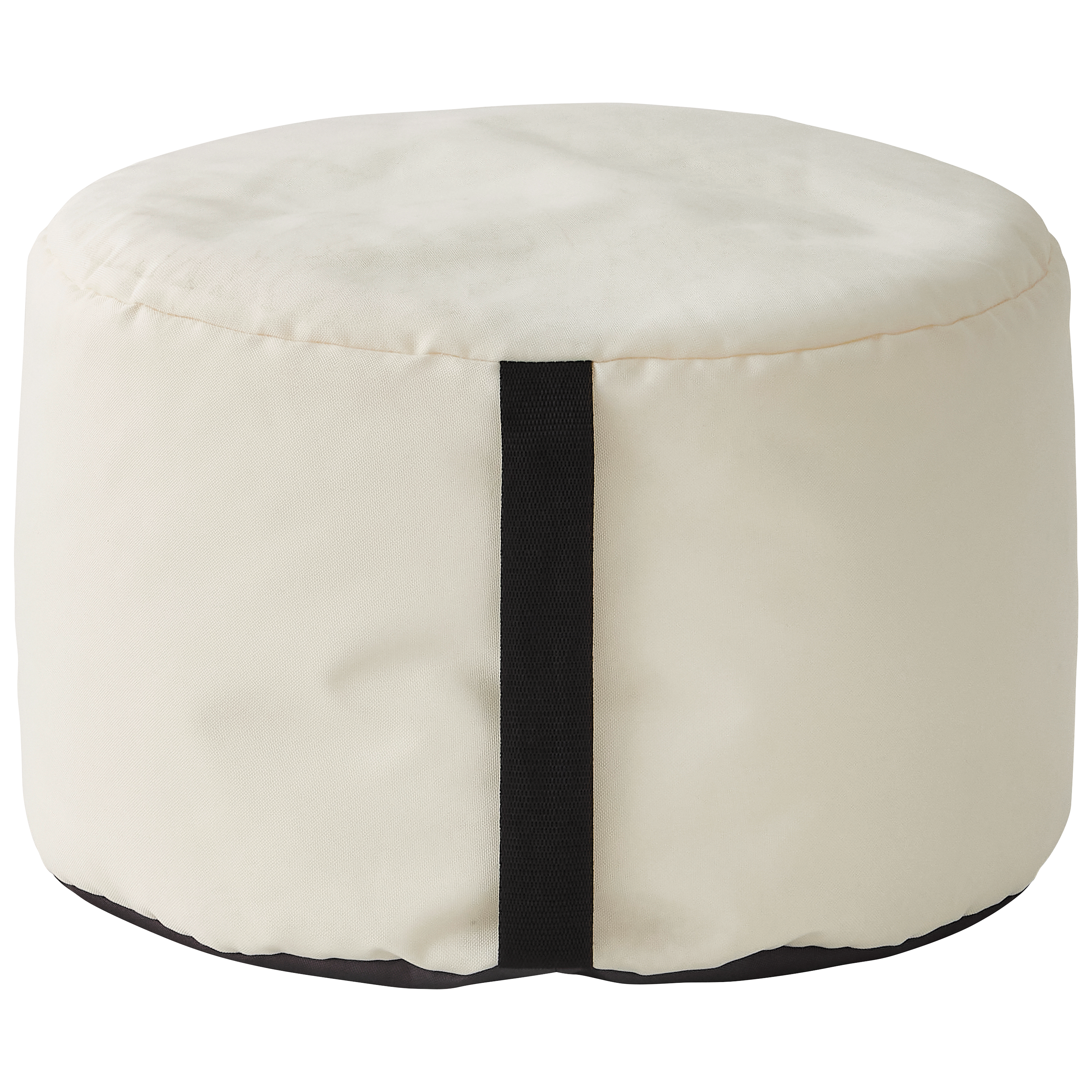 Ecloz - Pouf de jardin polycoton écru ECLOZ - Image 3