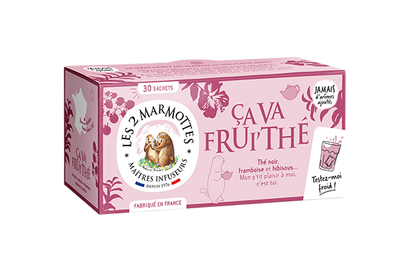 Les 2 Marmottes - Ca Va Frui'Thé 60 g - Les 2 Marmottes