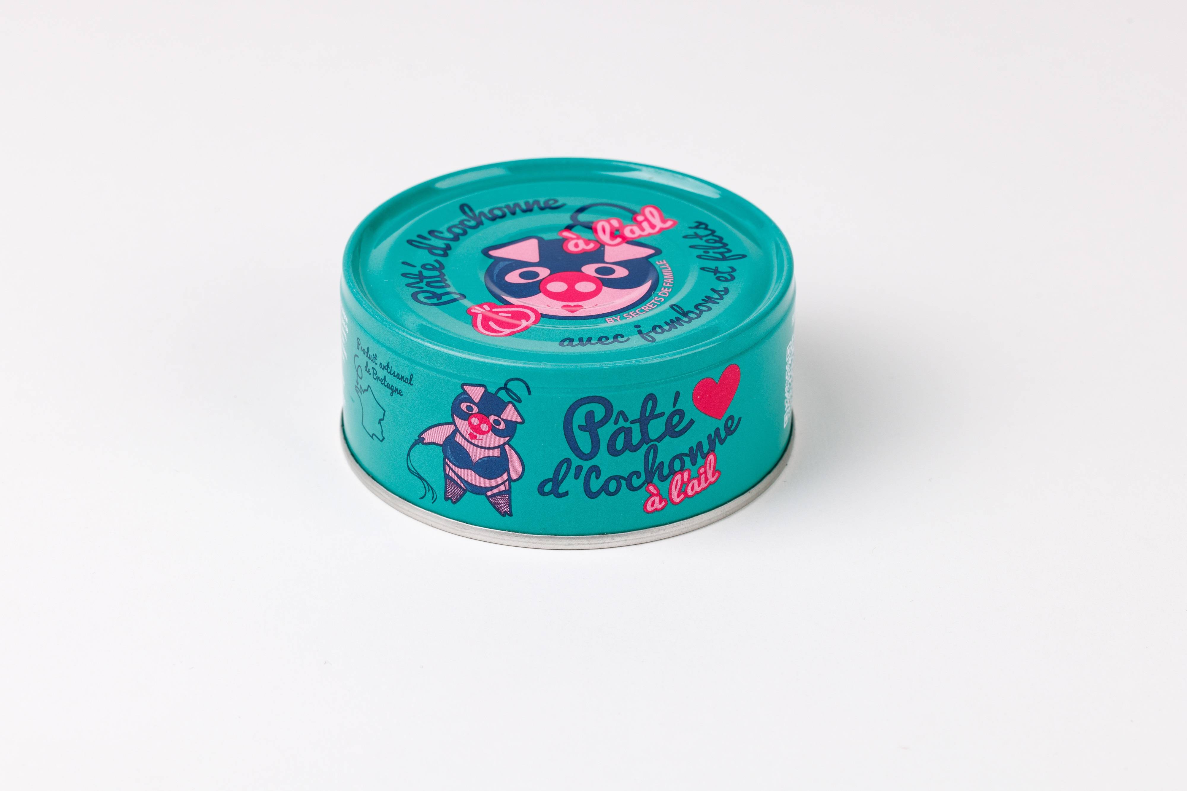 Pâté D'Cochonne - Pâté d'cochonne à l'ail 156 g - Pâté D'Cochonne