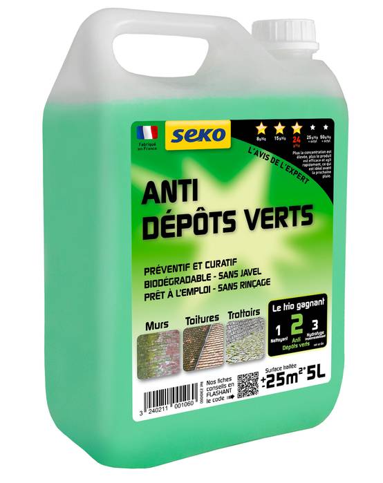 Seko - Anti-dépôts verts Bidon de 5L - Seko - Image 2