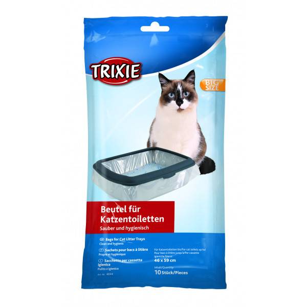 Sacs à litière Simple'n'Clean en plastique gris L.46 cm l.59 cm - Trixie - Image 1
