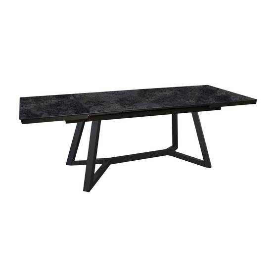 Ecloz - Table de jardin extensible auto céramique graphite magma 8/10 personnes Matera ECLOZ