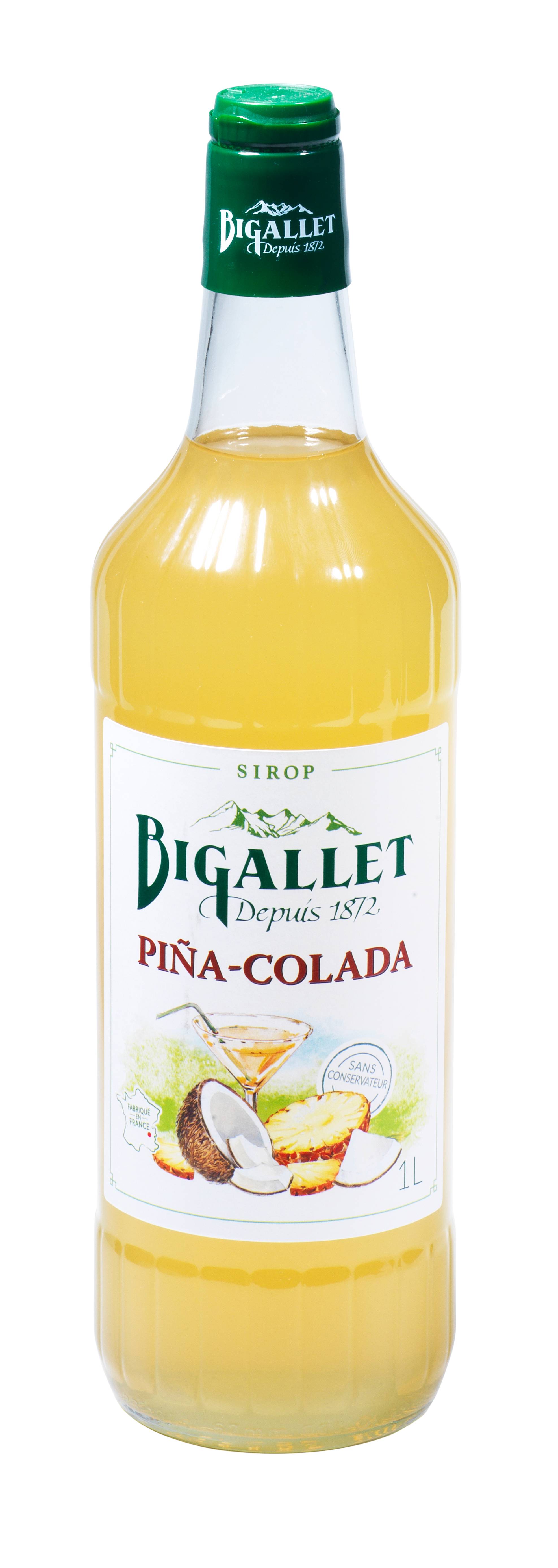 Bigallet - Sirop piña-colada 1 L - Bigallet
