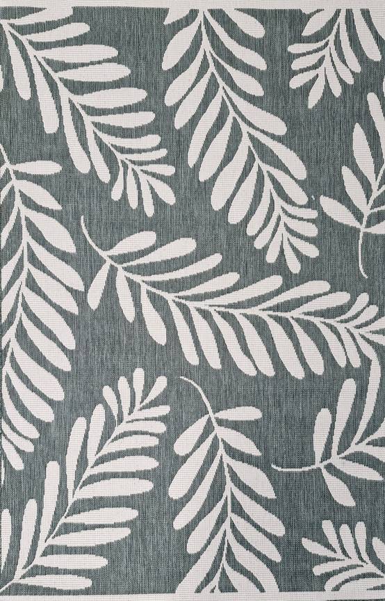 Ecloz - Tapis extérieur rectangle 180x120cm imprimé Palme ECLOZ