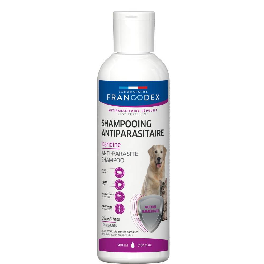 Francodex - Shampooing antiparasitaire icaridine pour chien et chat 200 ml - Francodex - Image 2
