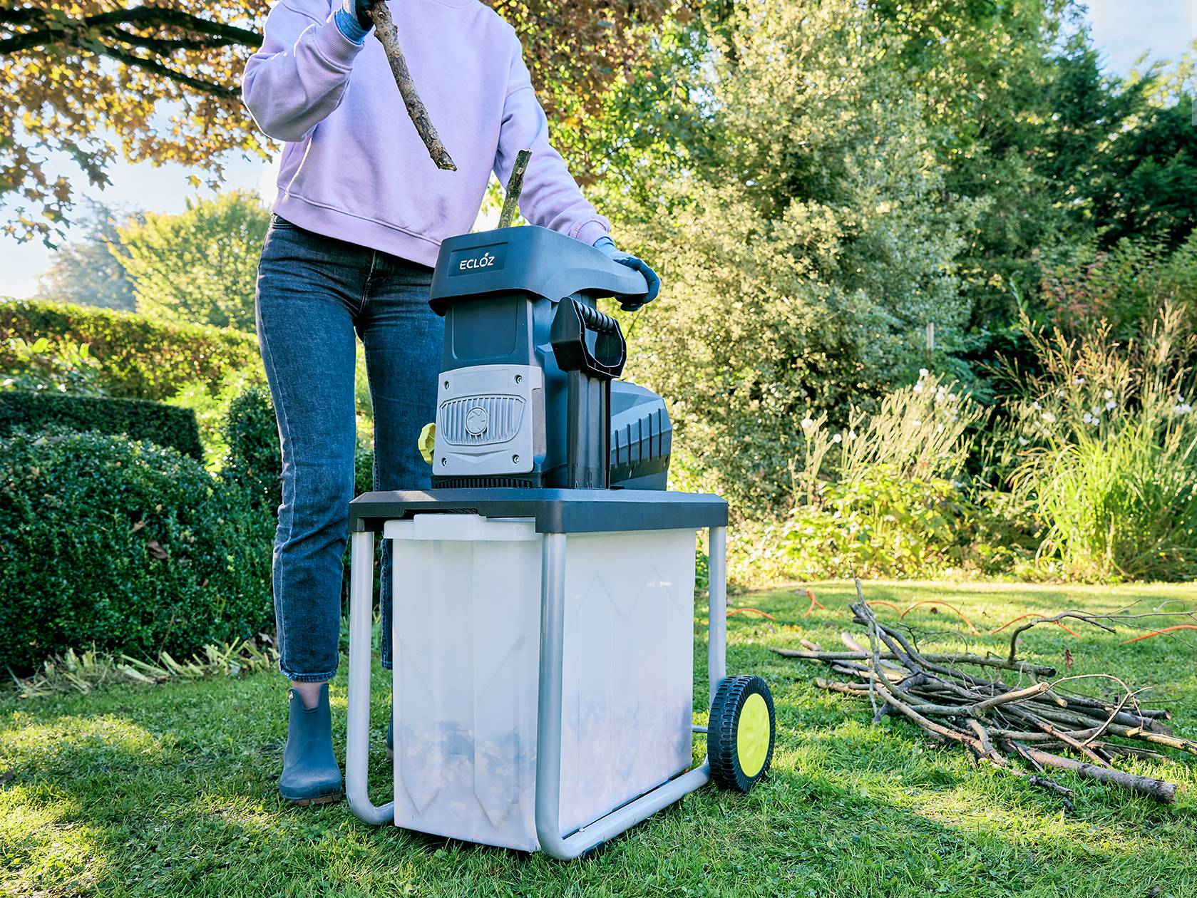 Ecloz - Broyeur de végétaux 2800 W - ECLOZ - Image 10