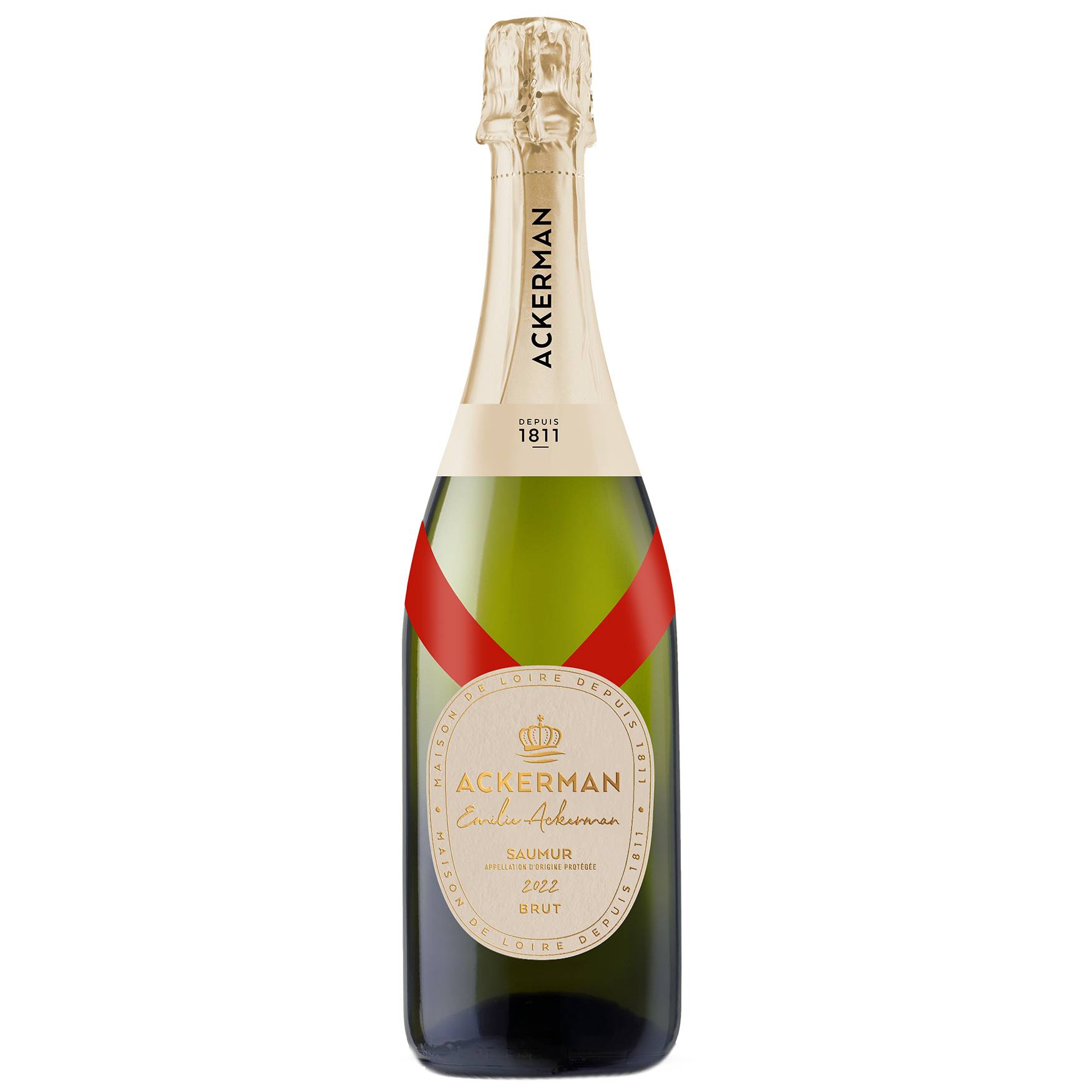 Ackerman - AOP Saumur blanc Brut 75 cl - Emilie Ackerman - Image 1