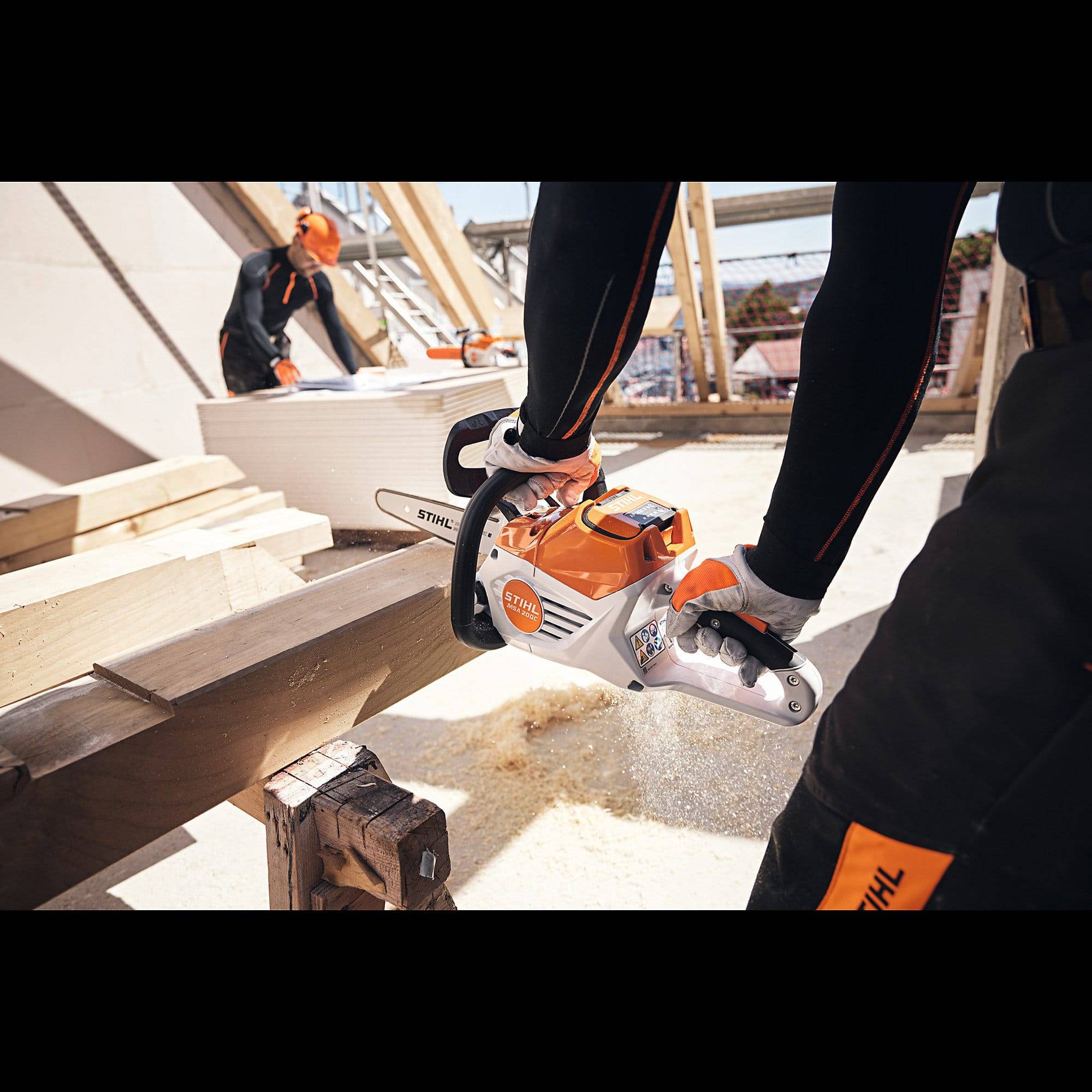 Tronçonneuse sans fil batterie 36V guide-chaîne L.350 mm P.3.3 kg - Stihl - Image 3