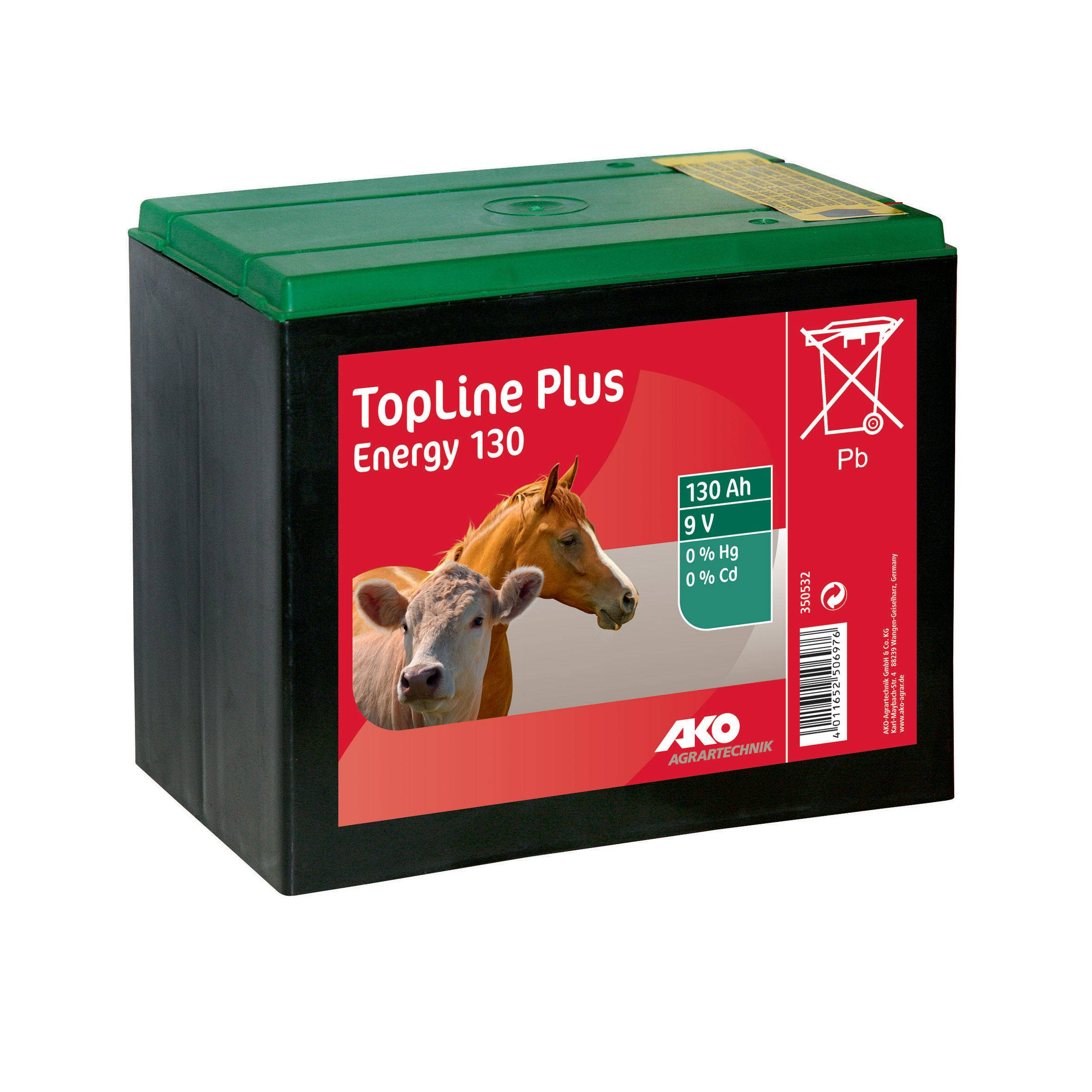 Pile 9V 130 AH pour électrificateur de clôture - Ako