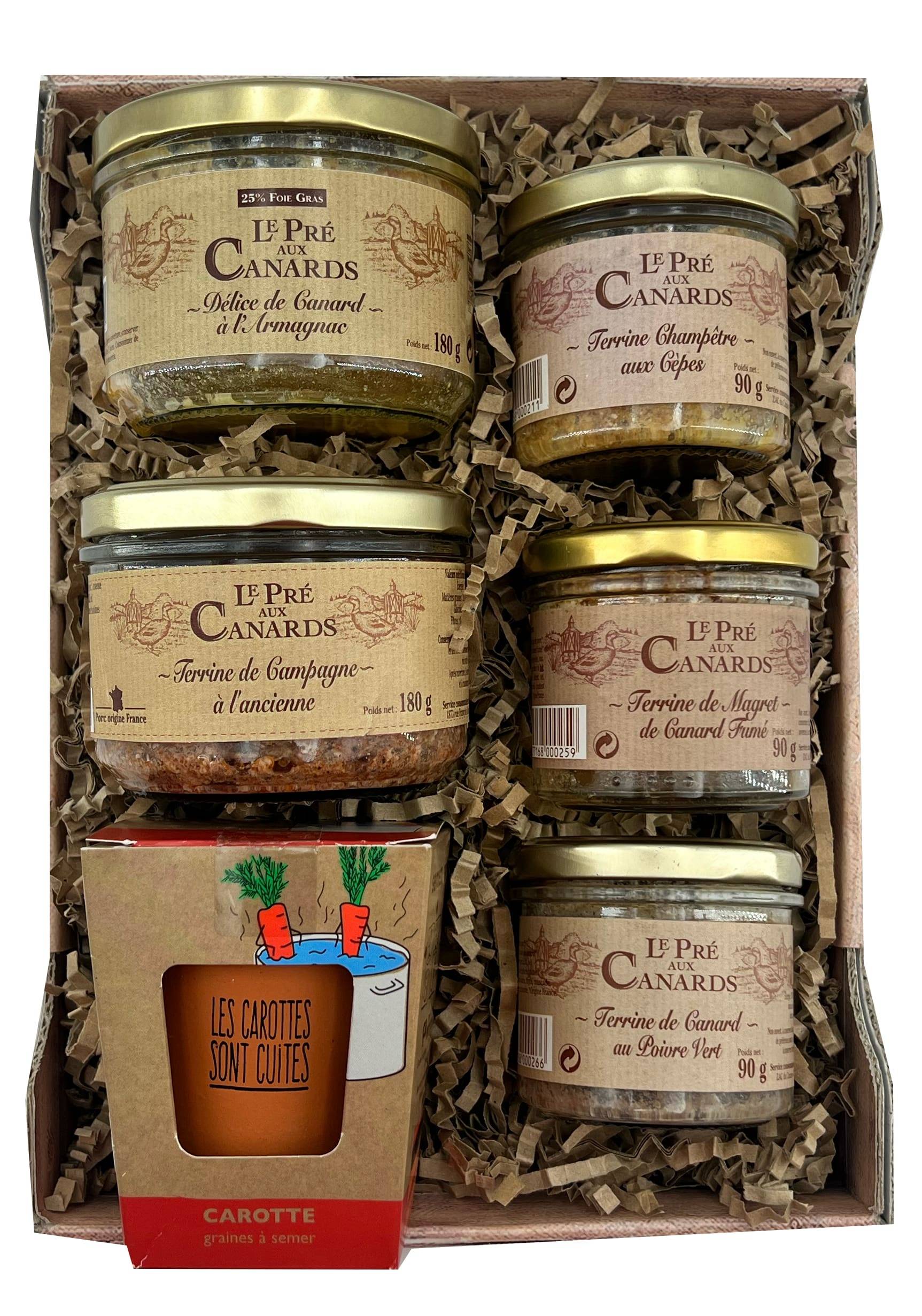 Coffret 6 produits "Retour du marché" - Le Pré aux Canards