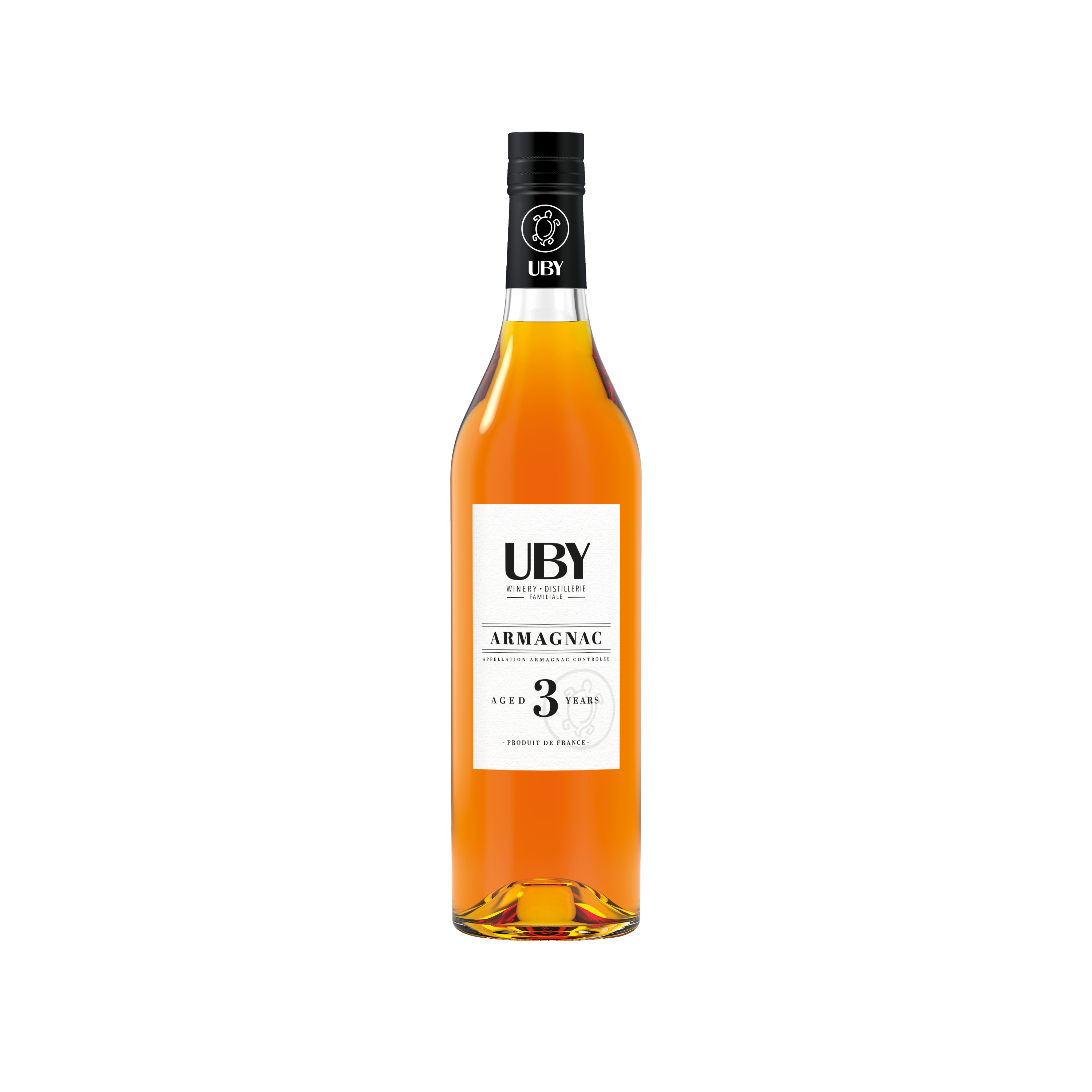 Uby Tortue - Armagnac authentique vieilli 3 ans 70cl - Uby tortue - Image 1