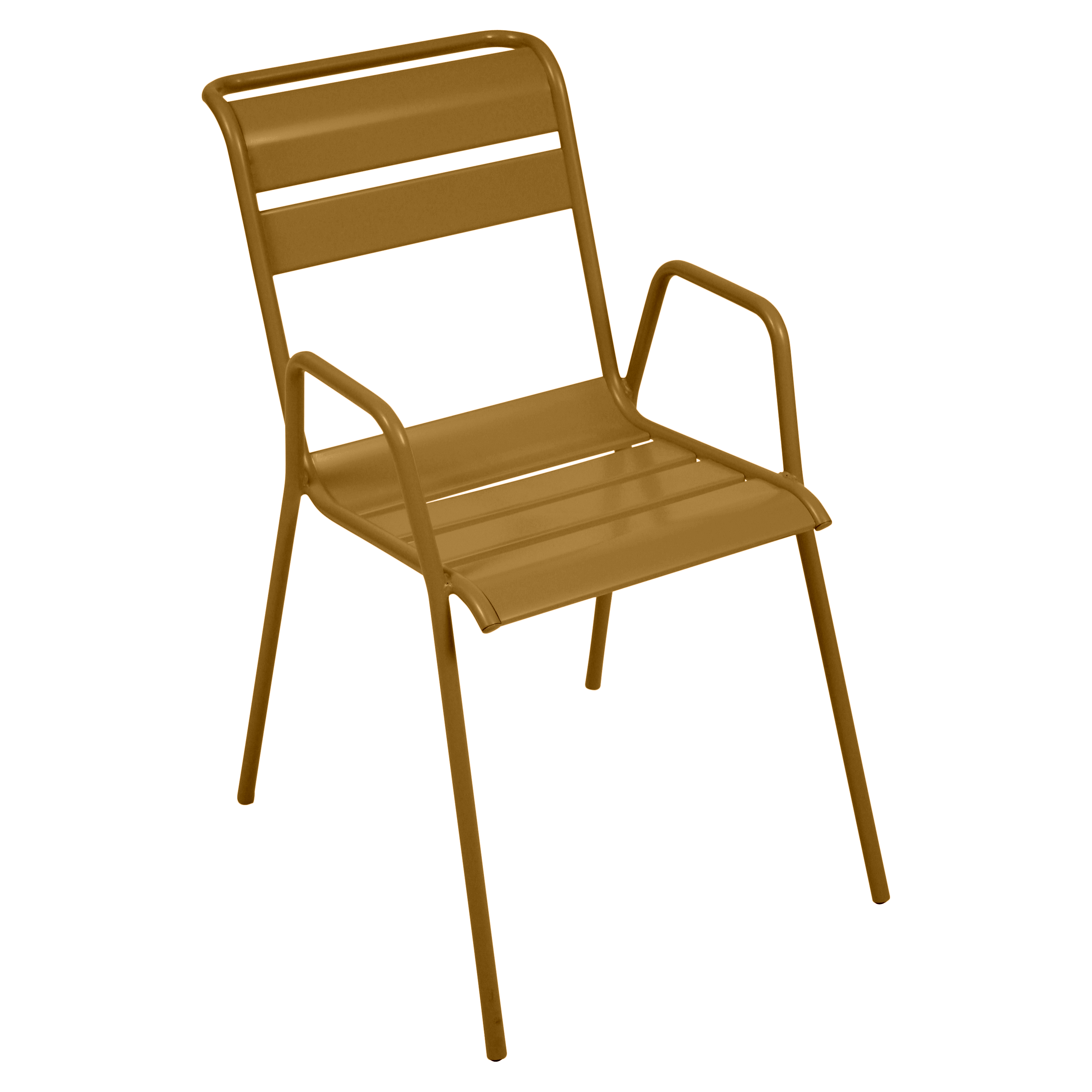 Fermob - Fauteuil de jardin acier pain d'épices bridge Monceau Fermob